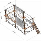 Parcours Acrobatique Mobile 6M